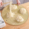 Antique Ahshou's new bamboo dumpling curtain for household use, double-sided, can be used as a round dumpling cover curtain to hold dumplings. Natural bamboo noodles 1 pack 40cm