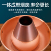 Jing'ao copper hot pot pure copper electric carbon dual-purpose charcoal copper pot household split plug-in mandarin duck pot old-fashioned pure copper pot clear soup pot smooth model 4-6 people 32cm