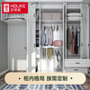 Holike custom wardrobe, European style bedroom wardrobe and cloakroom, solid wood style overhead wardrobe, whole house furniture customization, advance deposit (not the actual price of the product)