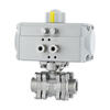 NANVA pneumatic stainless steel medium pressure internal thread ball valve 2000WOG PN63 Q611F-63P DN15-304
