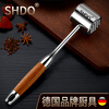 Shandahuang (SHDO) German 304 stainless steel meat hammer, solid steak hammer, meat needle tenderizer, beef hammer, meat hammer, tendon breaking hammer, 304 German style all-steel meat hammer