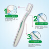 Yunnan Baiyao basic series deep cleansing and gum nourishing ultra-fine soft-bristle toothbrush goes deep into the gaps between teeth to remove tartar, adult single pack