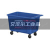 Laundry linen cart hotel linen storage cart room service cart Baiyun Bao Laundry Factory Southern Plastic Bao small gray rack white bucket 6-inch wheel 280L