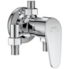 Kegoo Brass Mixing Valve Bathroom Shower Faucet Exposed Bathroom Shower Hot and Cold Switch Faucet K3014