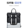 POLO briefcase soft leather men's business handbag 16-inch computer bag horizontal shoulder file bag birthday gift