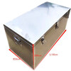 Deer-colored stainless steel tool box, large waterproof engineering machinery repair pickup truck special tool box storage box, length 50 width 30 height 30cm stainless steel 1.5 mm thick