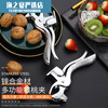 Pecan Clippers, Squirrel-shaped Household Nut Pliers, Shelling Artifact, Multifunctional and Durable Hazelnut Clamping Tool, Silver Glossy Model