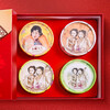Shanghai Snow Cream Huahaoyueyuan Skin Care Product Set Gift Box 80g*4 Domestic Cream New Year’s Gift Souvenir Specialty