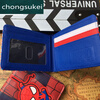 Mu Xiaobai cartoon cartoon short wallet men's wallet for children, students, high school students, youth, cute personality, Q version, small money, Spider-Man's