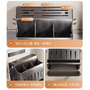Benwang (BW) stainless steel kitchen knife rack multi-functional countertop cutting board knife chopstick tube chopstick cage integrated storage rack gun gray 304 steel countertop model three cups 4 hooks