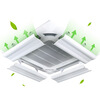 Central air conditioning windshield, ceiling air conditioner air outlet baffle, wind guide cover, anti-direct blowing shield, windproof 3 hp and 5 hp ceiling unit anti-direct blowing baffle, integrated board, 4 pieces, 53 cm + waterproof cotton