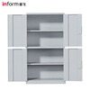 INFORM heavy-duty tool cabinet, thickened metal cabinet, workshop parts cabinet, double-section cabinet without hanging plate