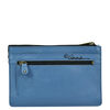 Anna by Anuschka Wallet Women Leather Hand Painted Leather Organizing Wallet Sapphire