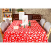 Monkey Dafu disposable tablecloth plastic PEVA printed birthday party Christmas tablecloth thickened plastic rectangular Christmas elk tablecloth