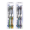 Kejie Men's special adult toothbrush special-shaped hair transplantation back tongue brush powerful stain removal more refreshing 4 random colors