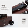 British ontology commercial household smart water resistance rowing machine gym solid wood rowing machine A model walnut color