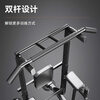 Feble pull-up device household horizontal bar indoor pull-up rack fitness equipment multi-functional floor-standing parallel bar trainer Ding accessories extra thick main frame parallel bar/push-up/back pad + hook multi-functional upgraded reinforced version