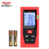 Delixi Electric rechargeable voice laser distance meter infrared electronic level bubble distance meter electronic ruler household room measuring instrument 40 meters single level bubble battery model (cost-effective)