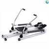 Luo Zhuodou rowing machine household foldable silent indoor water resistance hydraulic rowing machine suspended rowing machine fitness equipment black single paddle foldable height adjustable