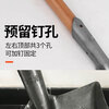 Jiang Tingke shovel digging soil wood handle pointed shovel solid wood large full manganese steel thickened shovel head agricultural gardening sharp shovel flood prevention garden round shovel + 1.2 meter shovel handle