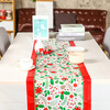 Monkey Dafu disposable tablecloth plastic PEVA printed birthday party Christmas tablecloth thickened plastic rectangular Christmas elk tablecloth