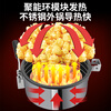 Hongyi Western Kitchen popcorn machine for commercial stalls with new fully automatic machine electric popcorn popcorn puffer machine popcorn machine large flat top red popcorn machine + popcorn machine cart