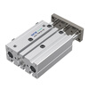 Three-axis three-rod cylinder TCM16/20/25/32/40/50/63*125*50*75S pneumatic cylinder with guide rod TCL TCM16*50S