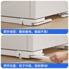 Panasonic washing machine base frame can be lifted, moved, anti-slip and shockproof, drum pulsator, refrigerator, universal pulley storage rack, white - invisible lifting base (pair)