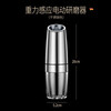 New gravity induction pepper grinder electric stainless steel sea salt pepper black pepper grinder seasoning bottle silver