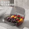 Harle Bear HA LE BEAR transparent multi-functional rice washing and draining basket kitchen basin new fruit washing and draining basin resistant to high temperature blanching basin transparent color 1 pack