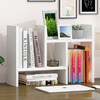 PULATA Desktop Bookshelf Telescopic Small Bookshelf Storage Storage Rack Free Combination ZWJ4005105