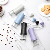 Circle joy hand grinder coffee bean grinder hand grinder portable coffee machine grinder automatic grinder purple