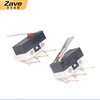 ZAVE mouse switch handleless straight handle curved handle roller 1A 125V small micro-action three-legged (5 pieces)