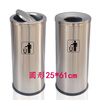 Square stainless steel hotel trash can lobby vertical swing lid large size round outdoor barrel office commercial trash can large square stainless steel swing lid 30*30*61