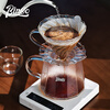 Bincoo coffee sharing pot glass hand-brewed coffee set with scale v60 filter cup hanging ear coffee cup
