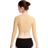 Huai Meiyuan after arm liposuction, shapewear after liposuction, arm cuffs, arm restraints, breast support, breast support correction, special shapewear, skin color, three-quarter sleeves, antibacterial fabric S, recommended weight 95-110 pounds