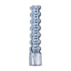 Jinggong upgraded version, metal internal expansion pipe nail expansion plug, lightweight iron expansion screw, lightweight sawtooth barbed expansion bolt, 6mm 8mm mixed expansion + iron nails (40 sets in total)