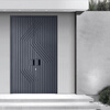Yuelongmen Intelligent Armored Door Broken Bridge Fingerprint Code Lock Anti-theft Door Entry Door Porch Customized Carved Aluminum Door XT513 Non-standard Customized Sizes Contact Customer Service for Details