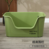 Wang Yejun cat litter box extra large open-top heightened fence anti-splash into a kitten toilet extra large cat poop box
