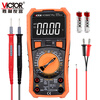 Victory Instrument (VICTOR) digital multimeter for electricians, high-precision multi-function household multimeter, automatic intelligent anti-burn digital display, VC890C+ Pro VR reverse display screen, capacitance measurement, standard + charging set