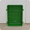 Small door green plastic letter box, backless outdoor rainproof hanging newspaper box, advertising delivery box, light green