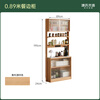 Genji Muyu Slate Thin Sideboard Dining Table One-in-One Multi-Function Small Household Oak Storage Cabinet 0.89 Meter Single Cabinet