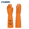 Lanlang SR242 imported natural rubber acid and alkali resistant industrial gloves chemical-proof labor protection laboratory extension 42cm L