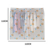 EEKIKS clothes dust cover transparent home dormitory wardrobe three-dimensional coat suit dust bag transparent white 110*110cm