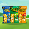 Cadina mini pea crisps (original + typhoon shelter fried crab + crispy grilled wings) 50g*3 bags new product combination pack