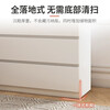 Wooden Shifengya Drawer Cabinet Home Solid Wood Bedroom Storage Cabinet Chest of Drawers Modern Simple Drawer Cabinet Multi-layer Storage Living Room TV Cabinet Solid Wood Five Drawer Length 80 Width 40 Height 120 Elegant White