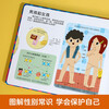 Gender knowledge interactive game book 3-6 years old fun children's popular science enlightenment flip book kindergarten picture book (children's physiological education enlightenment)