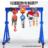 Hangge mobile gantry chain electric hoist chain inverted electric hoist sports car lifting hoist gantry crane 2 tons electric sports car +220V electric chain hoist 6 meters
