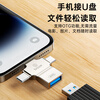 Biaz OTG adapter three-in-one Apple Type-C Android phone external U disk keyboard and mouse USB conversion adapter suitable for iphone17/16/15promax tablet