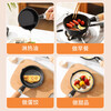 MAXCOOK hot oil frying pan, cast iron uncoated frying pan 10CM, mini frying pan MCJ2051